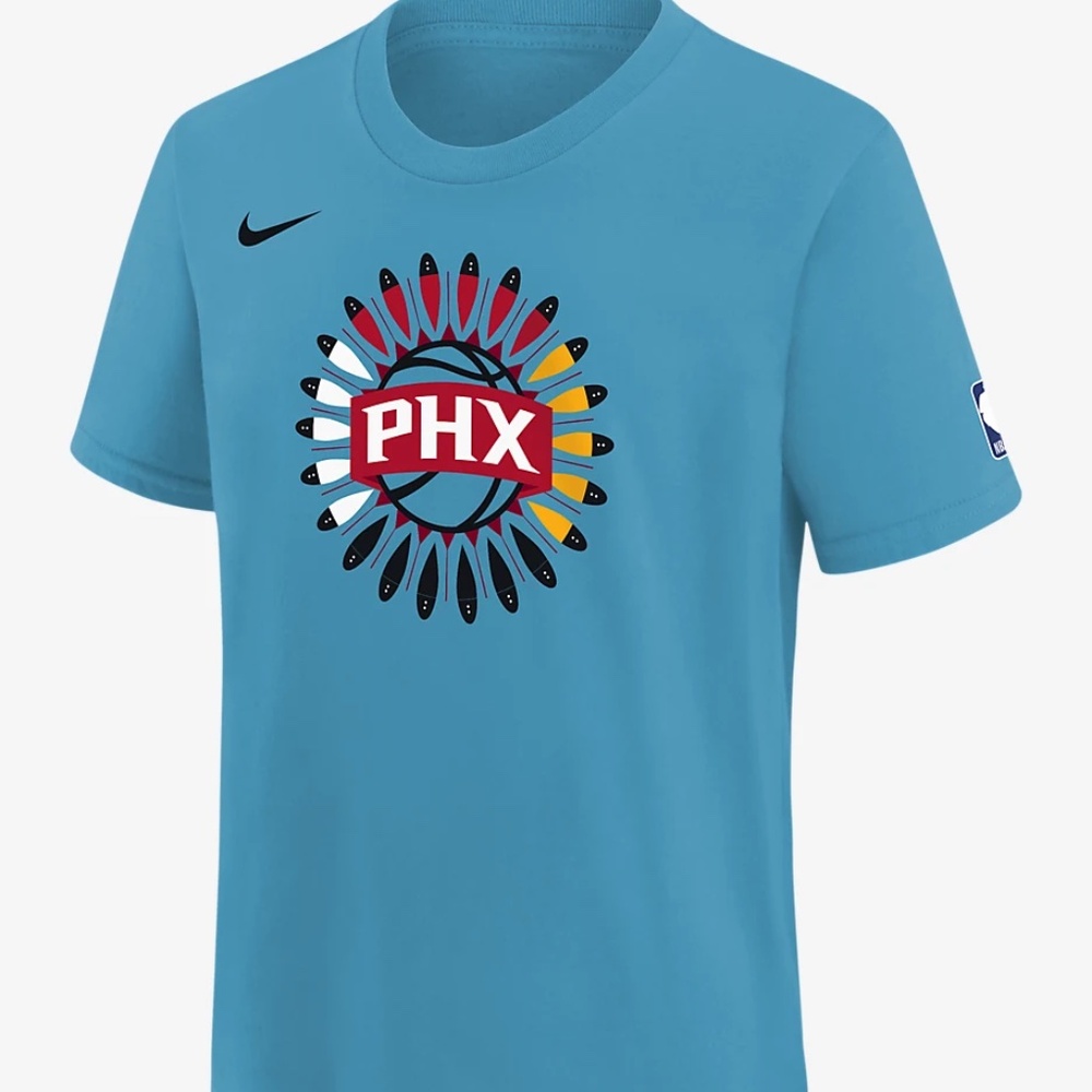 NWT men's large tall L-T nike phoenix suns PE/player city edition top/tee NBA